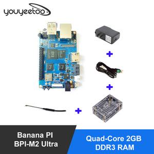 BPI M2 R40 쿼드 코어 2GB DDR3 RAM SATA 와이파이 원격 제어 블루투스 8GB eMMC 데모 보드 싱글 컴퓨터