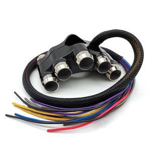 7기능 버튼 7/8 22MM 바이크 오토바이 핸들 바 오프 스위치 컨트롤러 CNC 알루미늄 합금