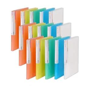 오피츄 A4 40매 클리어파일 3개입 컬러파일 서류보관 문서정리 F423-7