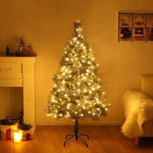 150cm 뉴리얼 솔잎 트리 + LED전구 세트 200구 웜색_20503971