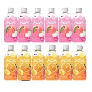 배스킨라빈스 과즙워터 500ml (피치요거트 12개+레인보우샤베트 12개)