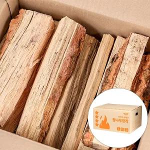 포스타 캠핑 국산 참나무 불멍 장작 불쏘시개 10KG