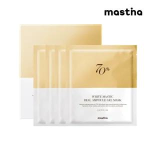 [공식판매처] 매스티나 화이트매스틱 리얼 앰플 겔 마스크 4매입 1박스
