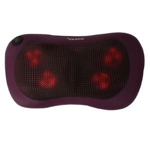 제스파 쿠션형 손지압 방식 4개 회전지압롤러 목 어깨 허리 집중관리 전신 안마기_퍼플