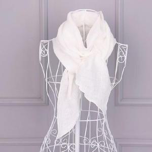 [JHP57165_53DJ]머플러 여름 롱 스카프 린넨 무지 데일리