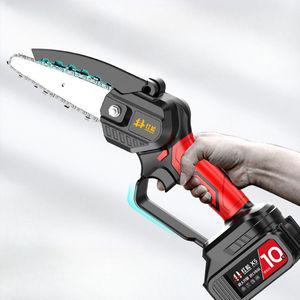 계양 전기톱 무선 충전톱 체인 배터리 미니 절단기 4인치 소형