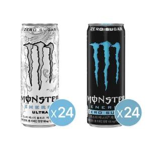 몬스터 에너지 울트라 355ml 캔 24개+몬스터 에너지 제로슈거 355 캔 24개