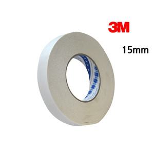 3M 부직포 양면테이프 15MM X 50M 다용도 고정 보드
