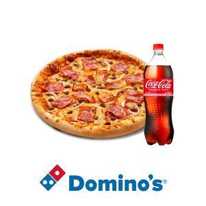 [도미노피자] (오리지널)베이컨체다치즈 L + 콜라1.25