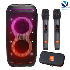 제이비엘 파티박스320 + AS3 무선마이크세트 휴대용스피커 캠핑 음악감상용