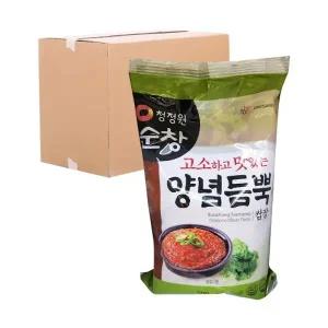 [청정원] 순창 양념듬뿍 쌈장 (비닐) 500g 12입 (박스)
