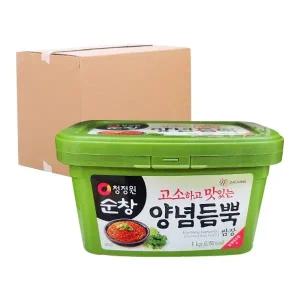 [청정원] 순창 양념듬뿍 쌈장 1kg 12입 (박스)