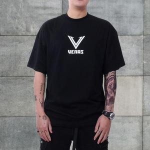 [MENKMPN0_53DF]포인트 반팔 티셔츠 블랙 루즈 옵션 3