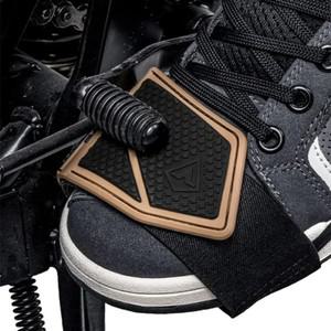 오토바이바지 오토바이 기어 시프트 패드 라이딩 슈즈 부츠 발가락 캡 보호대 오토바이 미끄럼 방지 기어