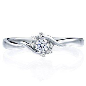 [하나다이아몬드]1부 랩다이아몬드 14k 18k 플라워 프로포즈 반지 기념일 선물 넬리 HNLDR013