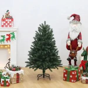 크리스마스 120cm 리얼 전나무 우산형 트리 나무 크리스마스용품 무장식트리 가정용트리