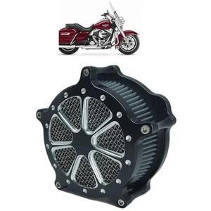 벤투리 에어 필터 흡기 오토바이 Cnc 컷 키트 할리 투어링 로드 킹용 청정기 2017 업 소프테일