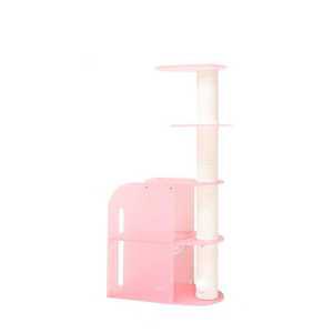 수직 캣타워 휴식 토이 클라이밍 스크레쳐 이쁜 핑크