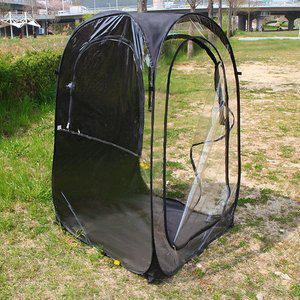 [칼루스]낚시 방풍텐트 블랙 원터치 캠핑 자동 바람막이 그늘막 바다 얼음 민물