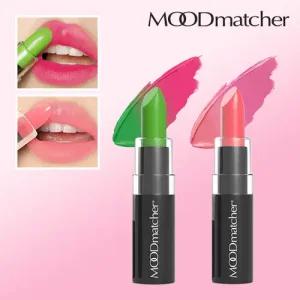 [무료배송] 미국 직수입 무드매쳐 컬러체인지 립스틱 BEST 2종세트 (그린+핑크)