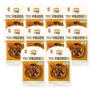 [하프클럽/CJ제일제당]백설 다담 우렁강된장비빔양념 140g x10개