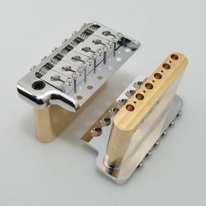 CNC 가공 울트라 52.5mm 황동 기타 트레몰로 브릿지 PRS 스타일 나이프 엣지 ST 일렉트릭 6 나사