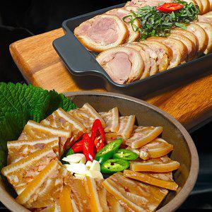 [혼술짠] 제주흑돼지 족발편육 150gx2개+순살족발 150g