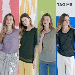 태그미 매쉬 티블라우스 4종