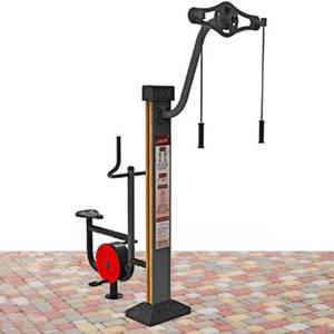 TK 자전거타기 양팔줄당기기 혼합 야외 운동기구 설치시공