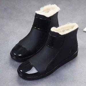 겨울 털장화 방수 부츠 남자 작업화 청소신발 데일리-WDAEE4E