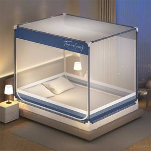 트로피칼 고급 모기장/설치간단/대형 특대형 1인용 사각/텐트형 침대 야외 캠핑 양문형 원터치/바닥