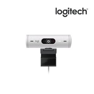 사은품증정 로지텍 Brio500 FHD 브리오 500 화이트 화상 카메라 웹캠 캠 컴퓨터 PC 줌 화상회의