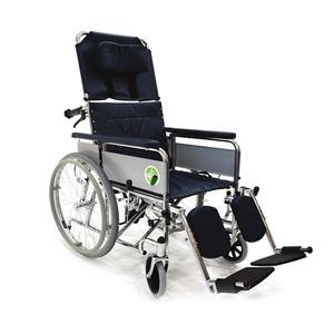 대세 수동 스틸 멀티 침대형 휠체어 P1003 가정용 병원용