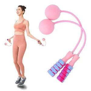 [오너클랜]B줄없는 줄넘기 노라인 무소음 양볼 실내운동 헬스