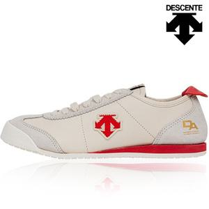 데상트 크론 레더 스니커즈 SP123LSN19RDWH 운동화 신발 _