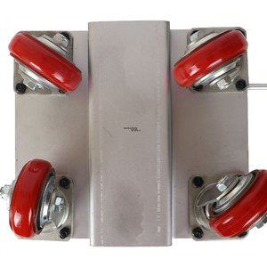 고품질 HK 각파이프 대차 100mm / 카고트로리 도비바퀴 도비장비 카고트로리 (WFHUQ26)