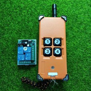 산업용 장거리 RF 스위치, 무선 리모컨 전기 자동차, 오토바이, 헤드램프 경적 DC12V, 4CH