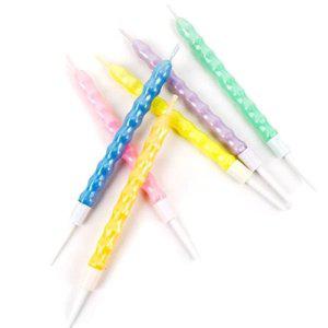 고품질 (6P) 케이크초 이쁜초 생일초 다용도초 생일케익초 예 홈파티 다용도초 (WFHUYAM)