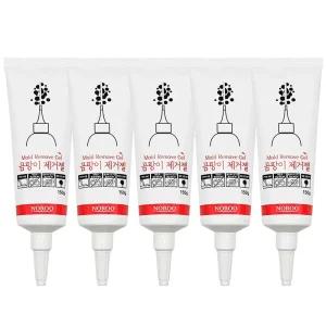 노루 곰팡이 제거젤 5개입/실리콘/욕실/화장실/창문/창틀/타일/벽지/줄눈/결로/청소/튜브형/젤타입/항균