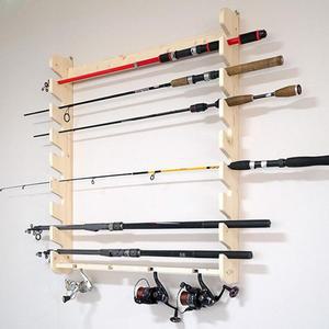 아름데코 원모던목 낚시대 거치대-벽걸이형-8구