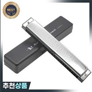 스완 하모니카 24홀 폴리포닉 C 키 A/B/D/E/F/G/A # 초보자를 위한 전문 트레몰로