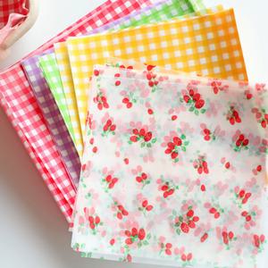 예쁜 패턴 디저트 왁스 페이퍼 모음 디저트 포장 재료