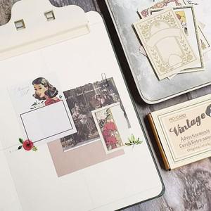 [JH4Q4840_53DU]빈티지 다꾸스티커 라벨 스티커 그림