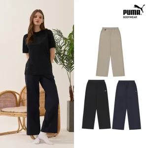 푸마 25SS 트리코트 와이드핏 여성 팬츠 3종