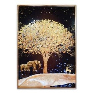 [피커]코끼리와돈나무밤풍경 아크릴액자 집들이선물 대