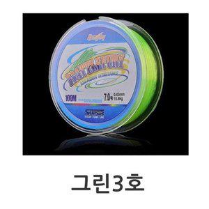 [JH19QS6Q_53DF]낚시줄 라인 루어원줄 루어줄 100M 그린3호