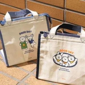 캐릭터 귀여운 캐주얼 도시락 가방 필수템 보온 보냉 (WFHY6DD)