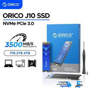 ORICO M.2 NVMe SSD 1TB PCIe3.0 3500MB/s 2280 Gen3x4 노트북/데스크탑 3D NAND TLC/QLC용 내장 솔리드 스
