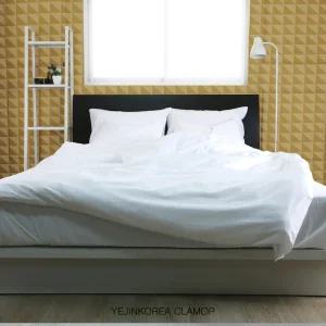 80수 고밀도 400T 순면 침대 시트커버 침대커버 (4 사이즈)