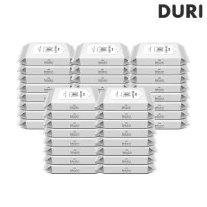 두리 베비스킨 물에 풀리는 천연펄프 비데 물티슈 휴대 15매 40팩